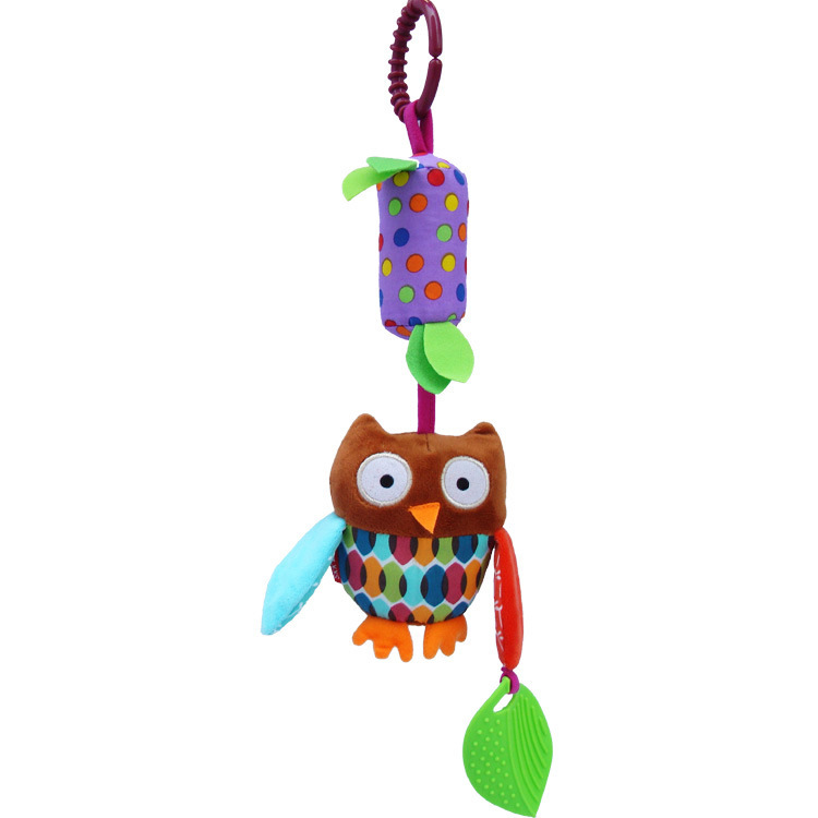 Title 3, Baby Grip Plush Toy 0-3 Years Old Wind Chime Be...