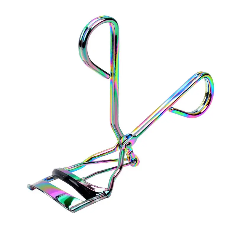 Makeup Eyelash Curler False Tweezer Cosmetic Curl Colorful Portable