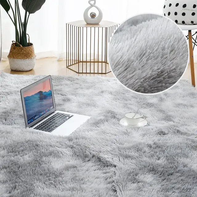 Thick Carpet for Living Room Plush Rug
