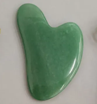 Jade Roll Massager - Green Heart