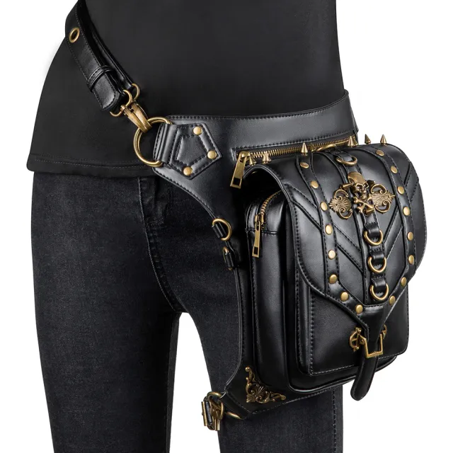 Spot Chain Bag Female Small Bag Steampunk Retro Locomotive Bag Lady Shoulder Messenger Bag Female Waist - Shop at LoveMi