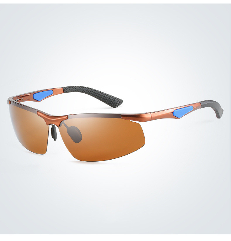 Title 4, Mens Aluminum Magnesium Alloy Polarized Sungla...