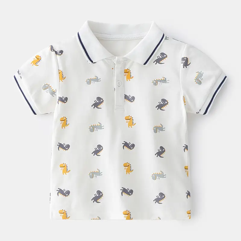 Cartoon Boy Short-Sleeved Summer T-Shirt Half-Sleeved Children'S Top Summer