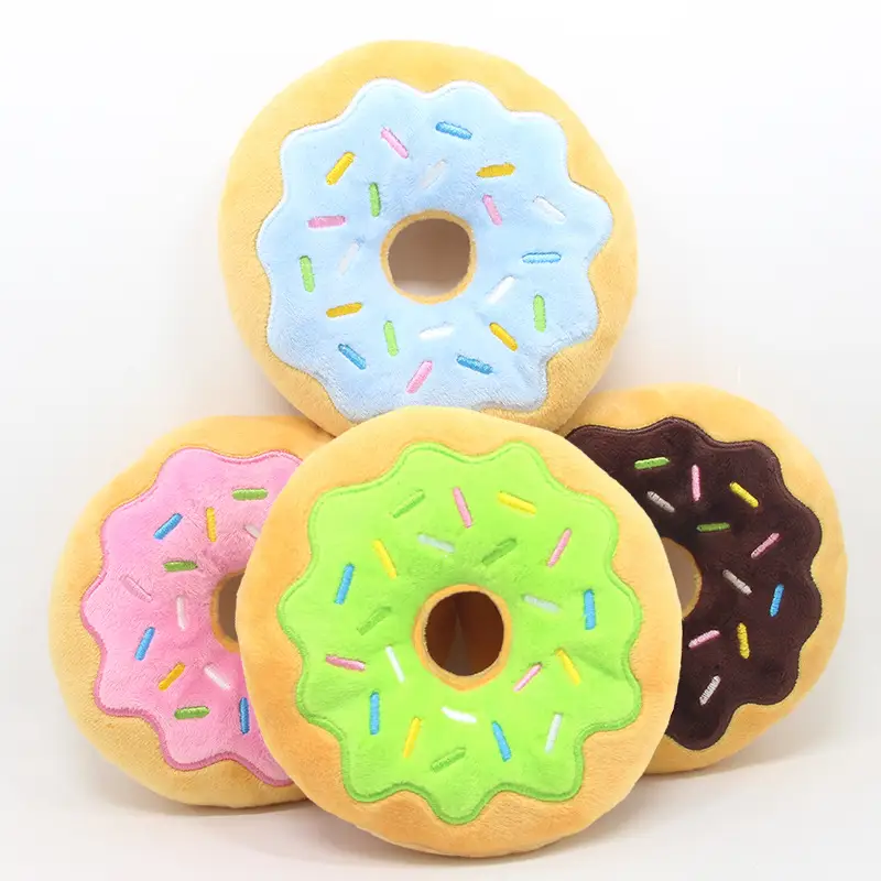 Donut Plush Toy for Dogs