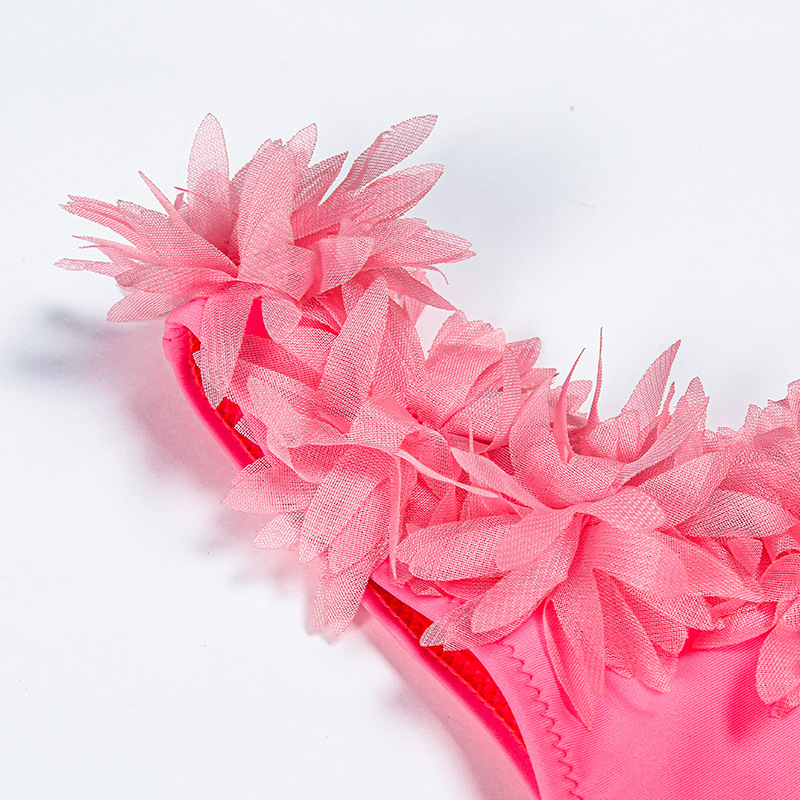 New Style Swimsuit Female Generation Split Baby Pink Lace Swimsuit Wholesale Foreign Trade Cross-Border Children’S Bikini
