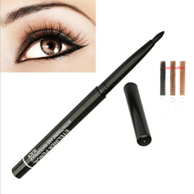 Brilliant Eyeliner Eyebrow Pencil Eye Shadow Pen Dark Coffee - Shop at LoveMi