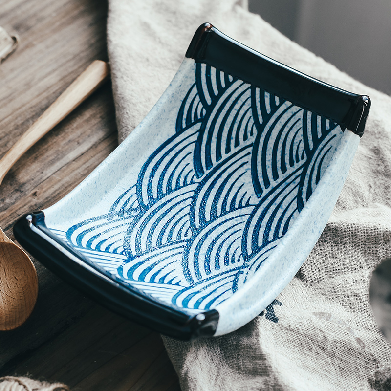 Ceramic sashimi dish, boat dish, special-shaped dish