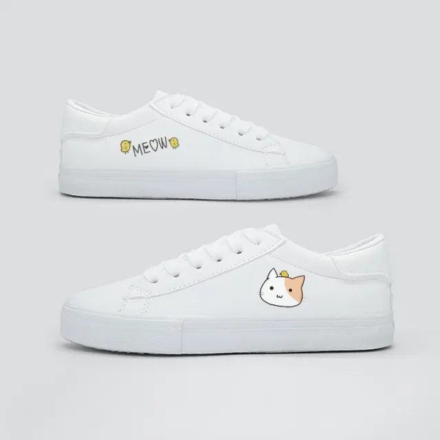 Spring leather white shoes Yellow - Shop at LoveMi