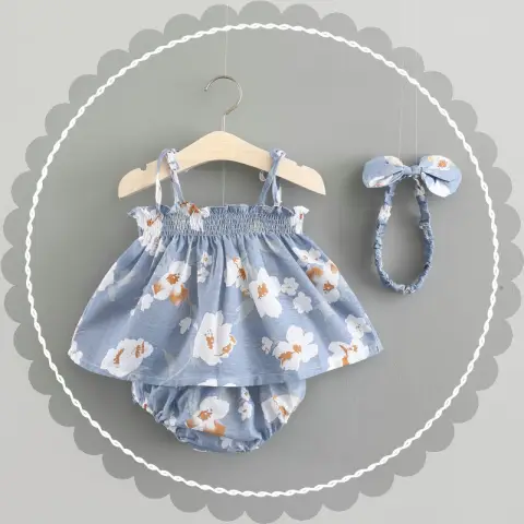 Baby New Summer Korean Princess Dress Skirt Girl Suit