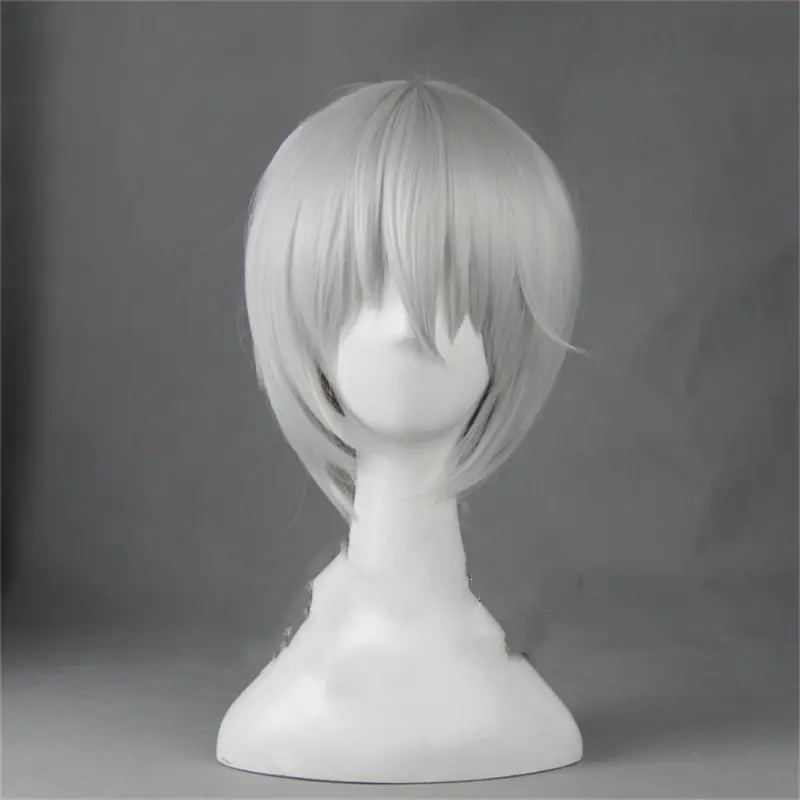 Broad Silk Vitality Girl White Short Hair