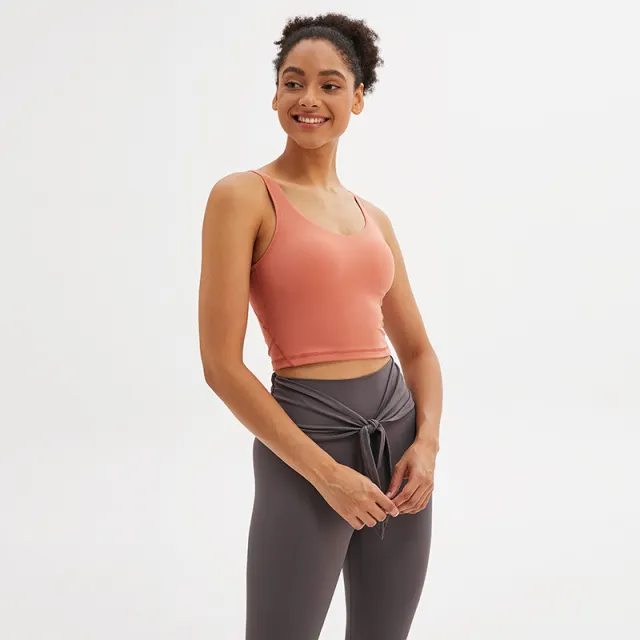 Can Wear Underwear Sports Tops Women'S Yoga Clothes Red - Shop at LoveMi