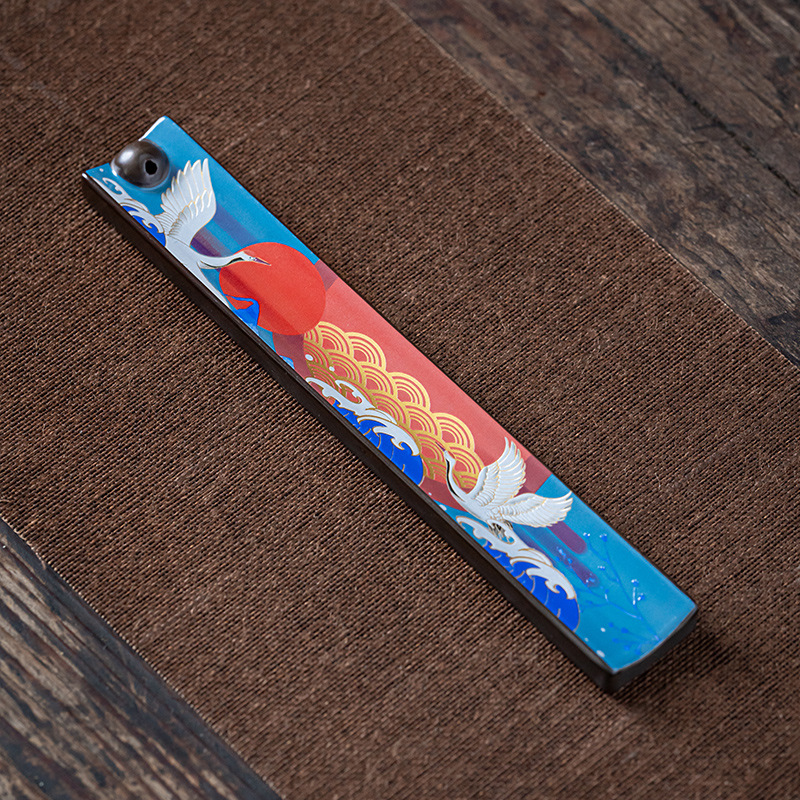 Enamel Wire Incense Burner Incense Insert Ornaments Ceramic Creative Tea Ceremony Enshrines Antique Lying Incense Burner Household Cloisonne Sandalwood Incense Burner — foto 3