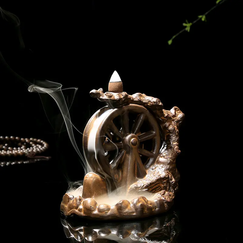 Ceramic Flow Smoke Backflow Incense Burner Indoor