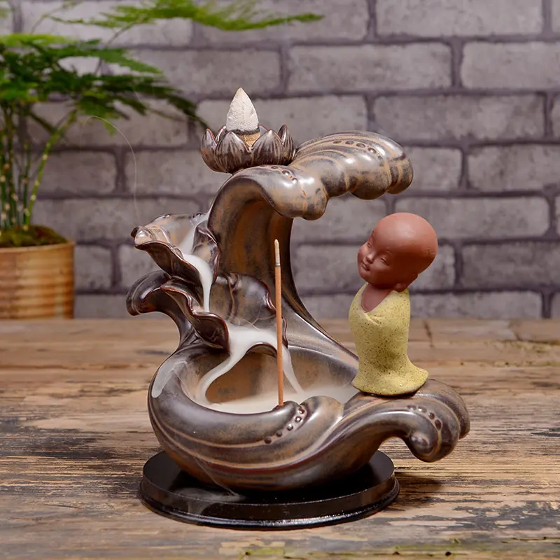 Ceramic Incense Burner Backflow Creative Ornaments Antique