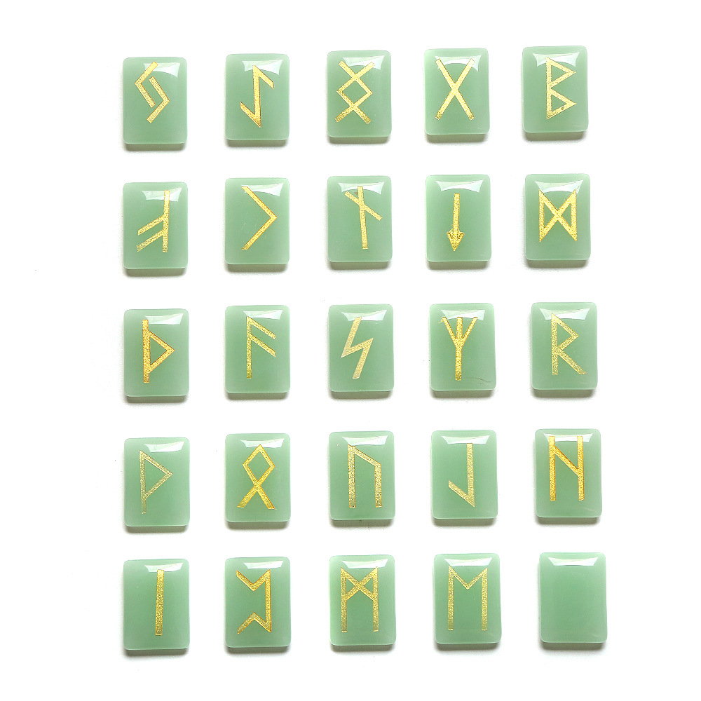 Rune Rune Agate Crystal Tiger Eye Powder Crystal Black Shine — foto 8