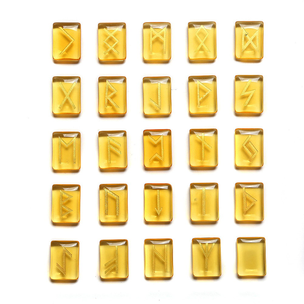 Rune Rune Agate Crystal Tiger Eye Powder Crystal Black Shine — foto 2