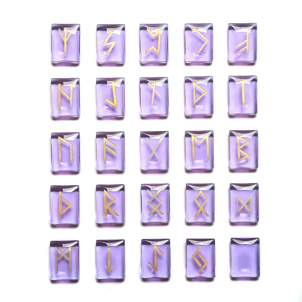 Rune Rune Agate Crystal Tiger Eye Powder Crystal Black Shine — foto 5