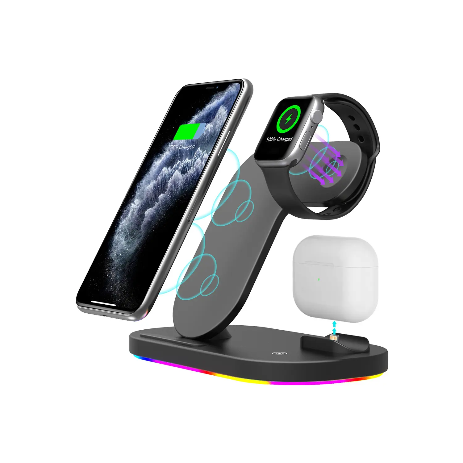 Compatible with Apple, Support De Chargeur Sans