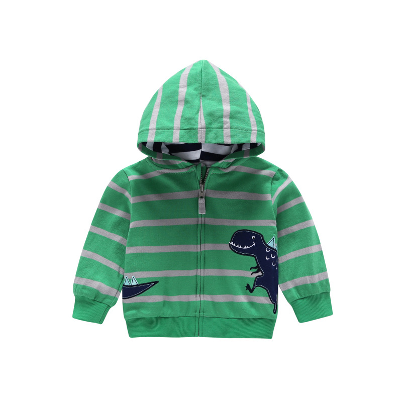 27Kid Toddlers Hoodies Boys Girls Spring  Jacket Little Baby Infant Dinosuar Cartoon Hooded Kids Cute Boys Outwear Sweatshirt - Image 3