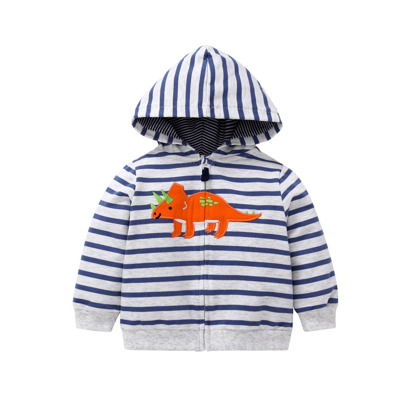 27Kid Toddlers Hoodies Boys Girls Spring  Jacket Little Baby Infant Dinosuar Cartoon Hooded Kids Cute Boys Outwear Sweatshirt - Image 4