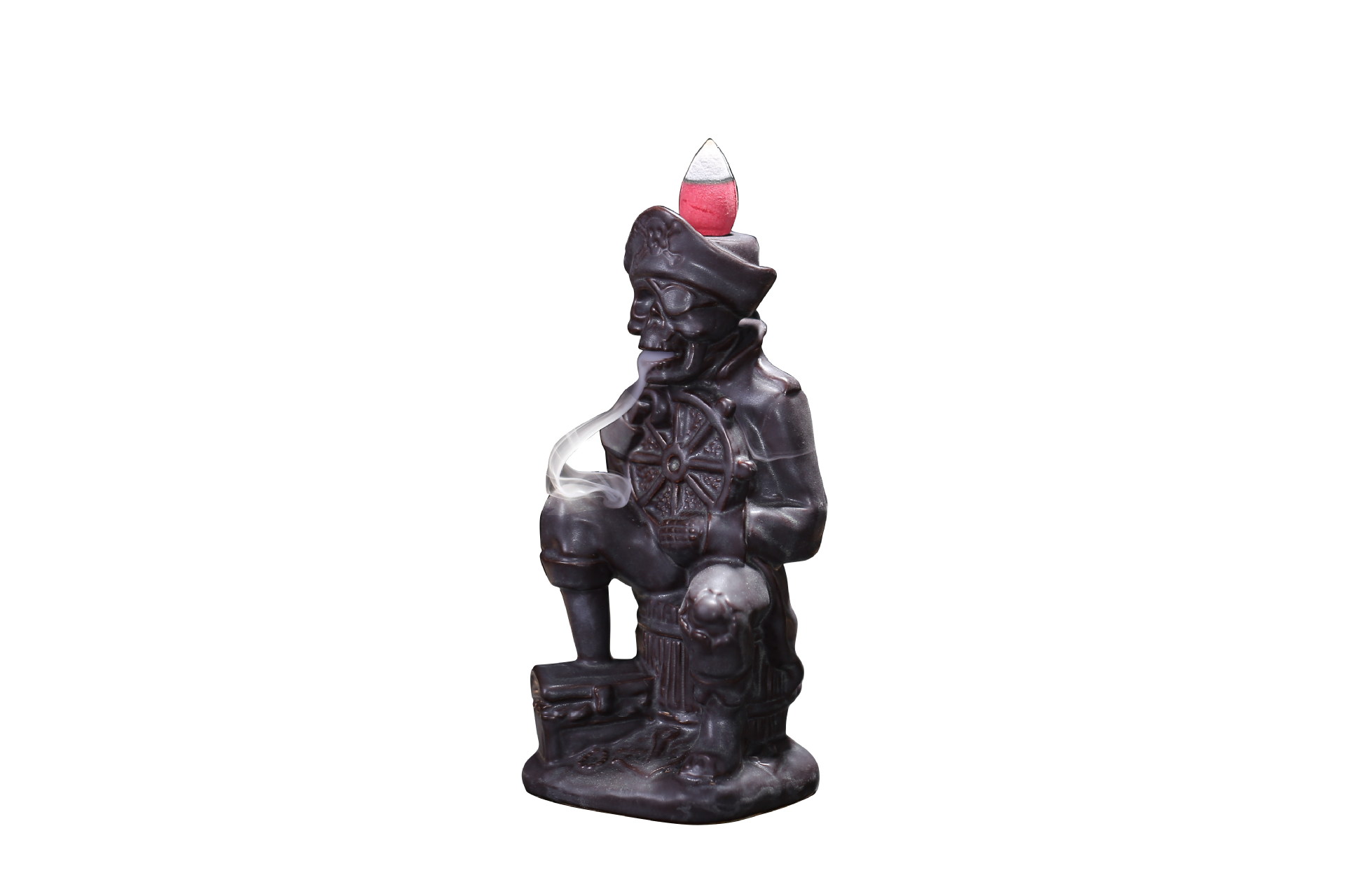 Character Skull Pirate Skull Pirate Backflow Incense Burner