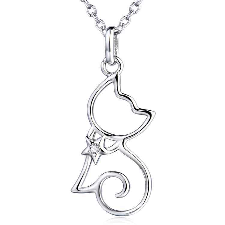 Title 6, Platinum-Plated Hollow Cat Silver Female