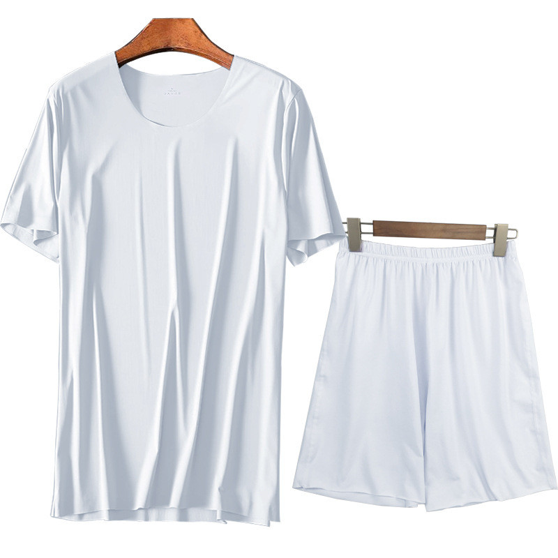 Men's Round Neck T-shirt Home Casual Suit