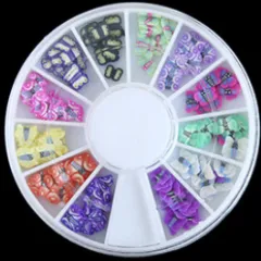 Manicure Slices Diy Jewellery Soft Ceramic Fruit Slices - Butterfly - View 1
