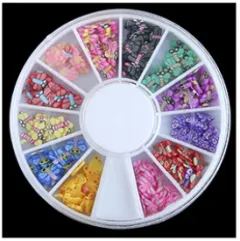Manicure Slices Diy Jewelry Soft Ceramic Fruit Slices - Dragonfly - View 1