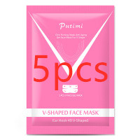 Lifting firming V face mask Pink5Pcs - Shop at LoveMi