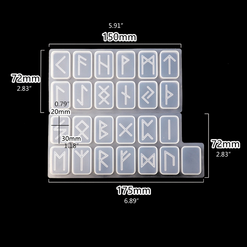 Title 7, Diy Resin Mold Mirror Surface Energy Symbol Run...