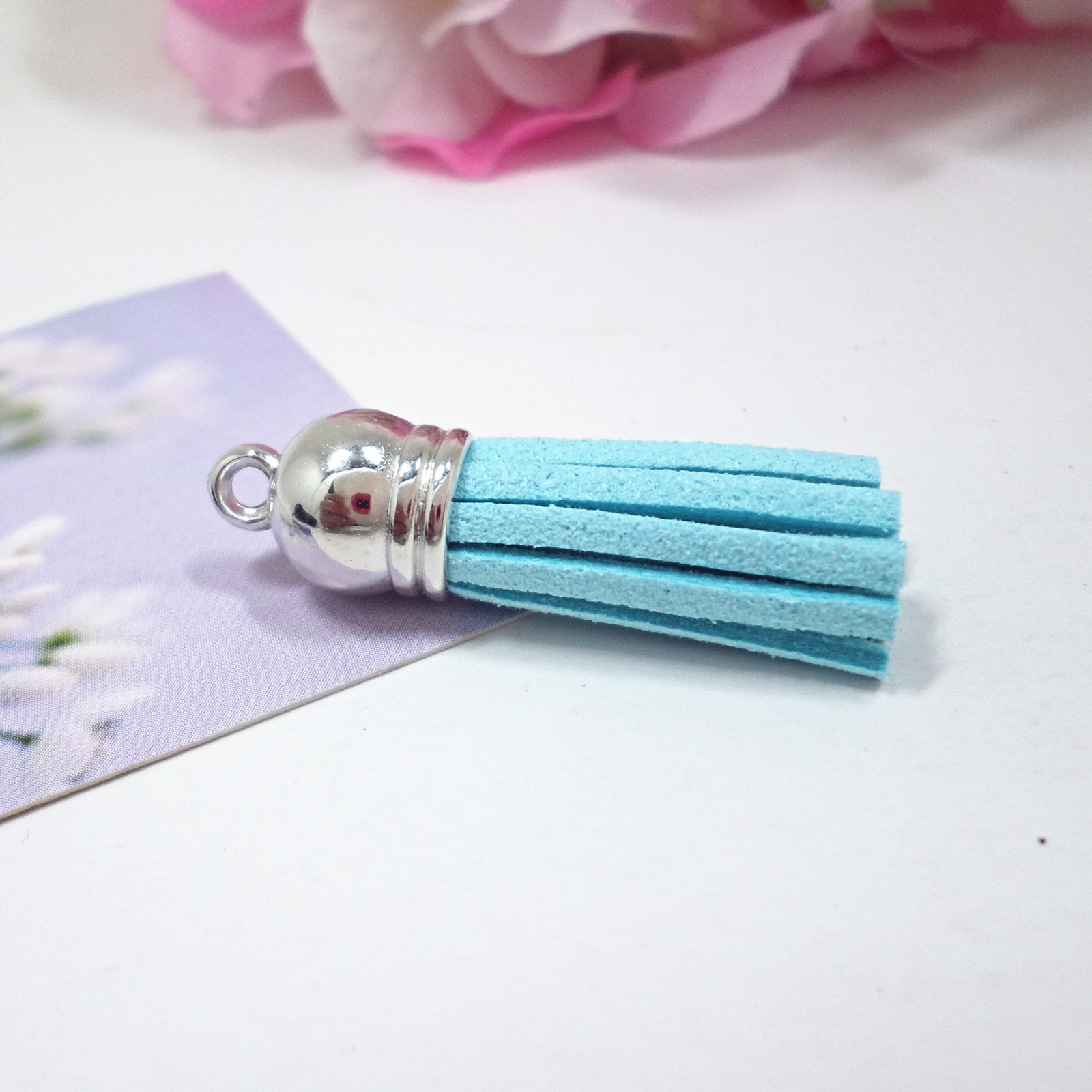 Bag Ornaments Accessories Keychain Small Pendant Diy Accessories Light Blue - Shop at LoveMi