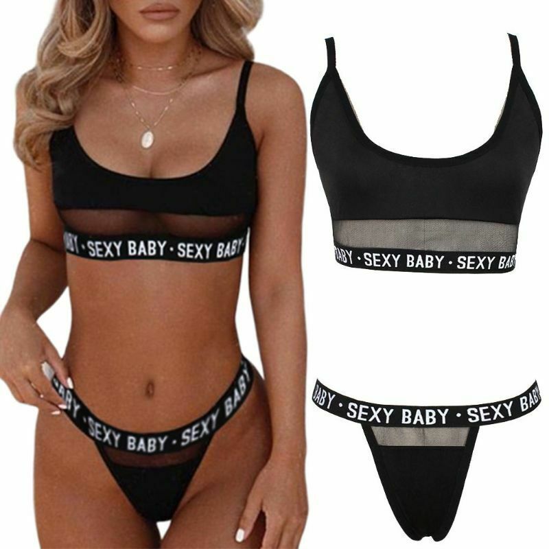 Title 5, Sexy Halter Bra And Vest Black And White Wrappe...