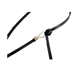 Suit Thin Belt Ladies Genuine Leather All-Match Knotted Decorative Belt Fashion Black With Dress Sweater Waist Waist - Black - View 1