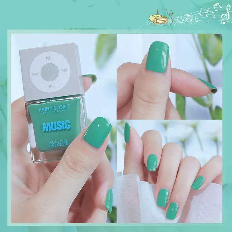 Odorless, Baking-free Nail Polish, Non-peelable Oily Nail Polish, Cherry Color Nail Polish - 4 Style