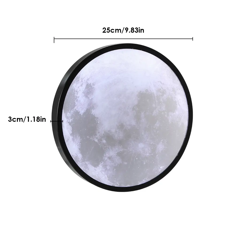 New Moon Mirror Moon Light New Strange Net Red Gift Creative Bedroom Decoration Light Led Night Light Makeup Mirror