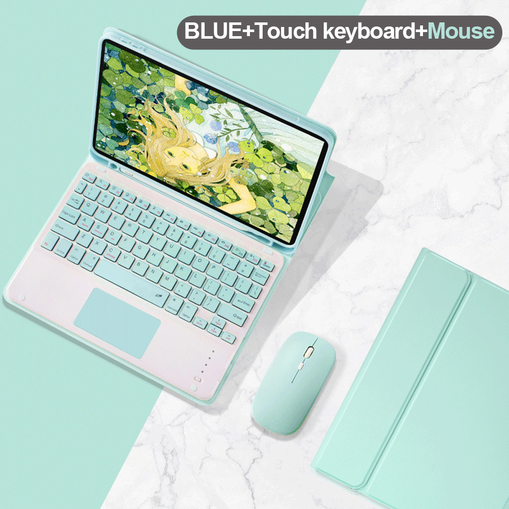  Tablet Bluetooth Keyboard Protector Touch Keyboard Dual Mode Bluetooth Mouse — foto 9