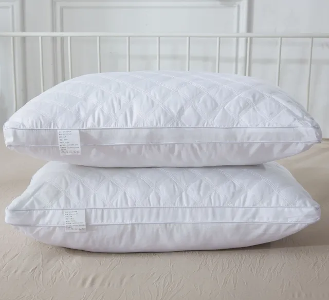 Seven Star Hotel White Cotton Three Dimensional Pillow White - Shop at LoveMi