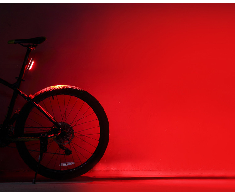 Mountain Bike Riding Tail Light USB Charging Warning Light — foto 13