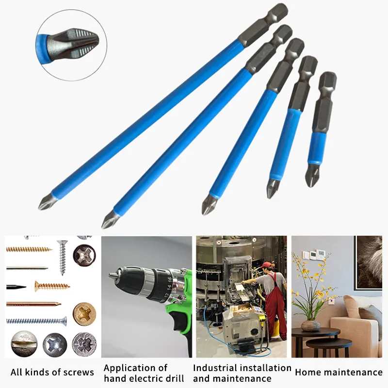 Anti-Slip Bit Strong Magnetic Single-Head Phillips Pozi