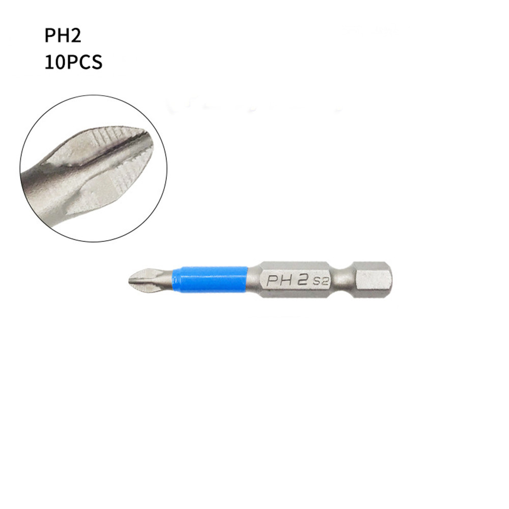 Anti-Slip Bit Strong Magnetic Single-Head Phillips Pozi Electric Wind Bit Screwdriver Mouth Screwdriver Head Wind Cape Electric Bit — foto 4