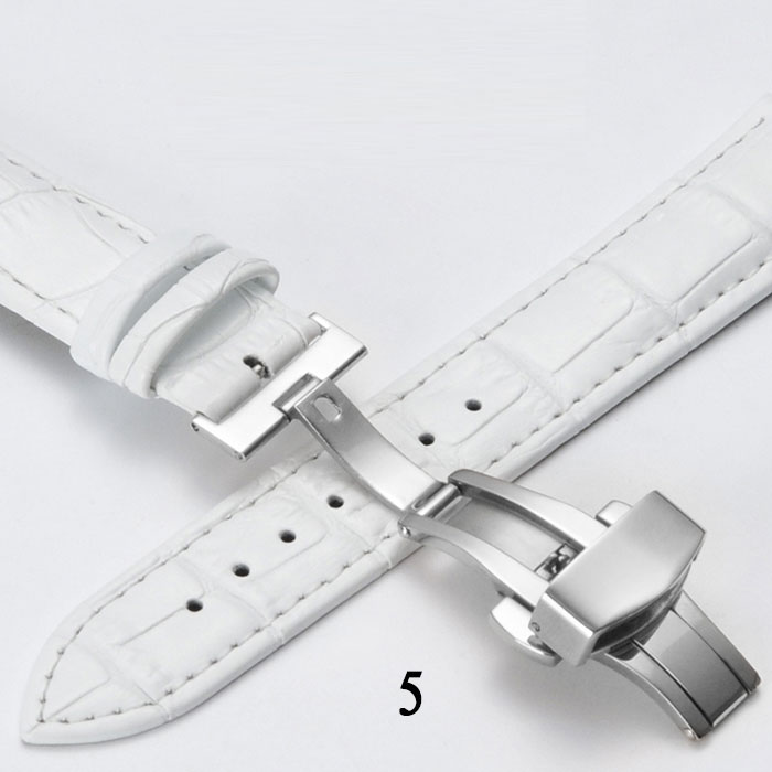 Explosive Fashion Leather Spot Watch High Quality Color Strap Butterfly Buckle Accessories