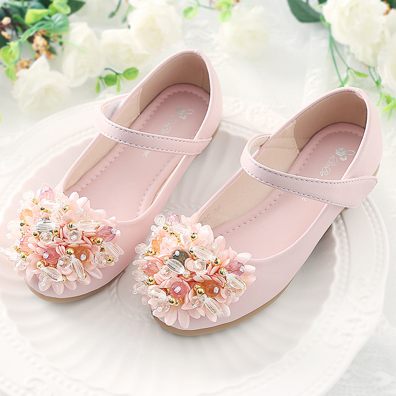 New Children'S Shallow Mouth Single Shoes Baby Korean Girl Princess Shoes
