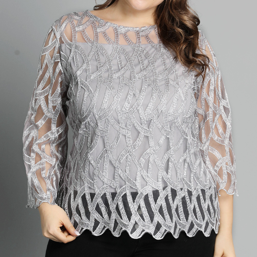 Title 6, Ruffled Pullover Lace Shirt