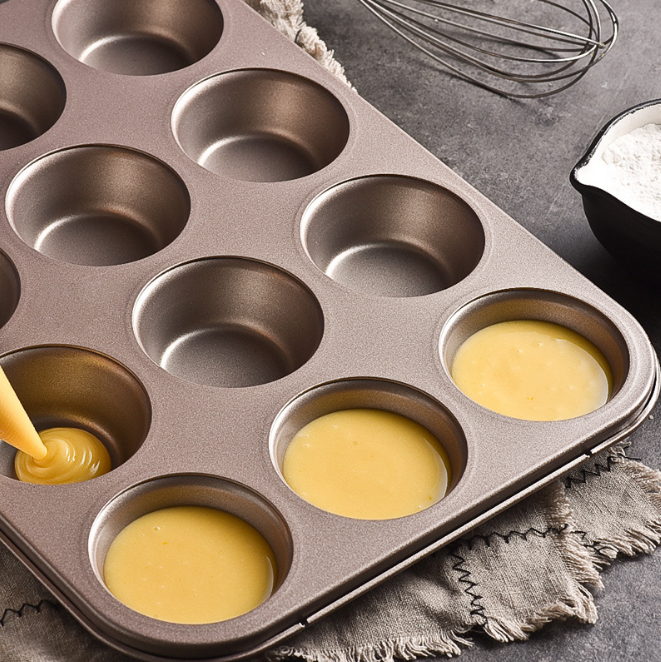 Nonstick Cake Mould 12 with Carbon Steel Baking Round Cake Mould