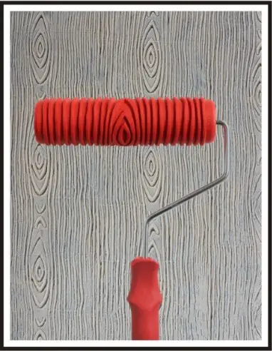 Paint Printing Wood Grain Roller Brush