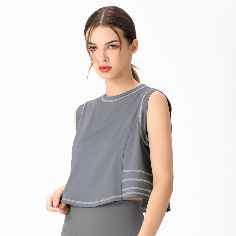 TTop Beauty Back Training Yoga Wear Vest Without Chest Pad