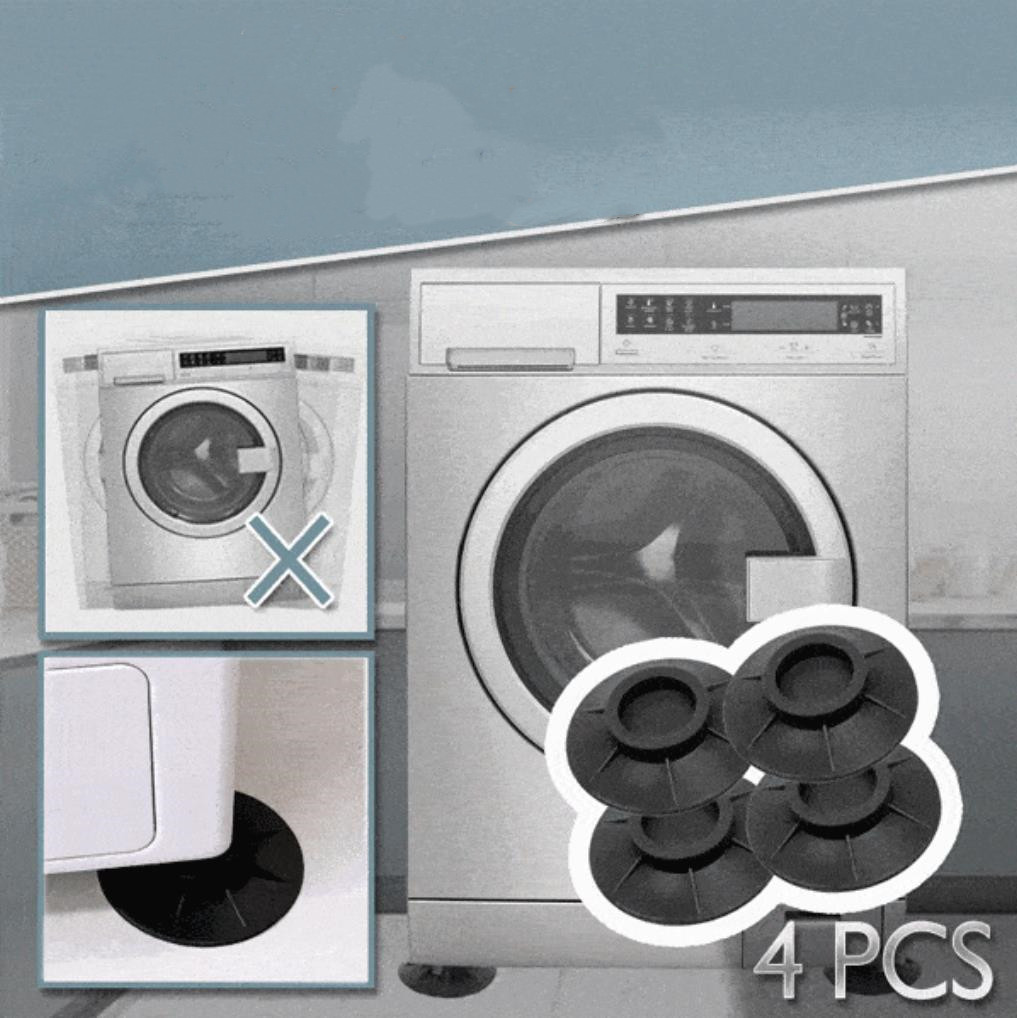 Non-slip Rubber Washing Machine Foot Pad Furniture Fixed Bas view 3