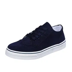 Women's Shoes Platform Casual Shoes - Navy - View 1