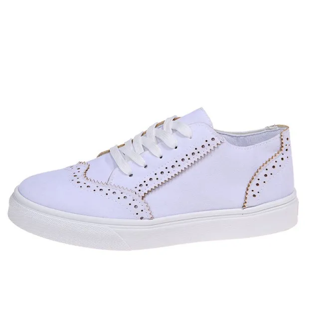 Women's Shoes Platform Casual Shoes White - Shop at LoveMi